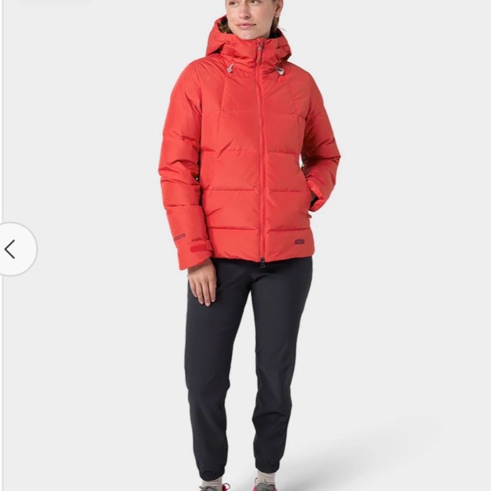 Stio Women’s Red Colter WINDSTOPPER Down Jacket with Hood, size S - Picture 5 of 14